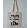 Budget Calico Tote Bag Thumbnail